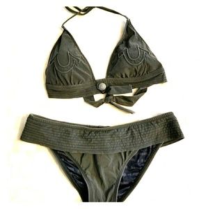 True Religion Bikini - NWT, dark grey